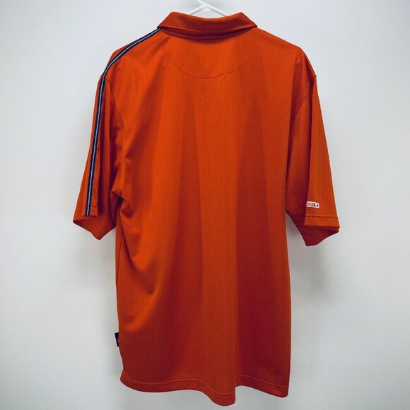 Nike Clemson Shirt Size L Men’s Tigers Team Issue On Field Polo Orange - Picture 10 of 10